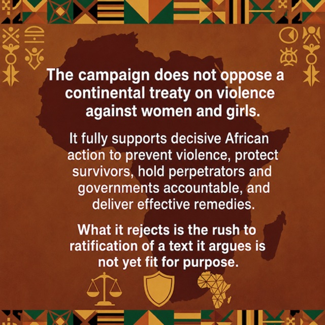 African rights groups urge pause to flawed convention on violence against women and girls