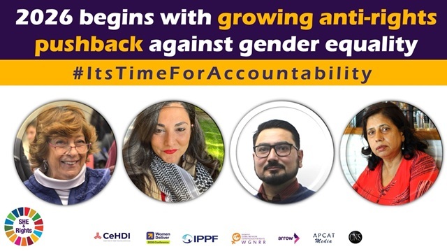 Stop the gag and deliver on gender equality and right to health within next 59 months