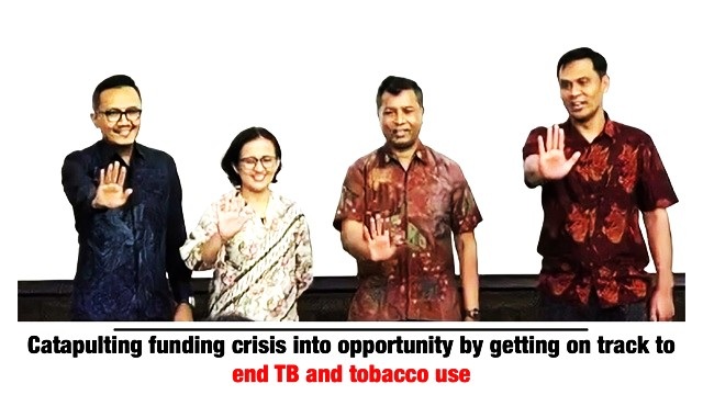 Catapulting funding crisis into opportunity by getting on track to end TB and tobacco use