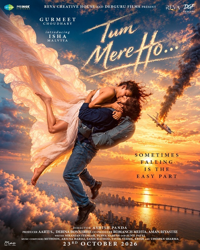 Gurmeet Choudhary, Isha Malviya steal a kiss in 'Tum Mere Ho' poster, Debina Bonnerjee says she's 'incredibly proud'